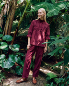 Blusa Catalina Burgundy