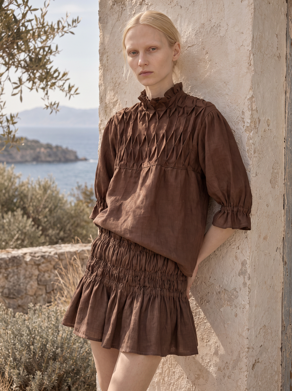 Blusa Catalina Chocolate