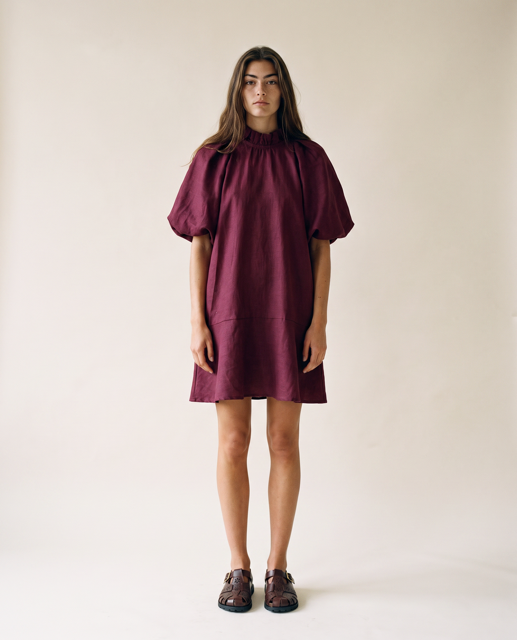 Vestido Melfi Burgundy - Pre venta