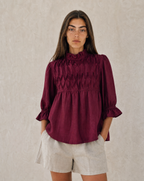 Blusa Catalina Burgundy