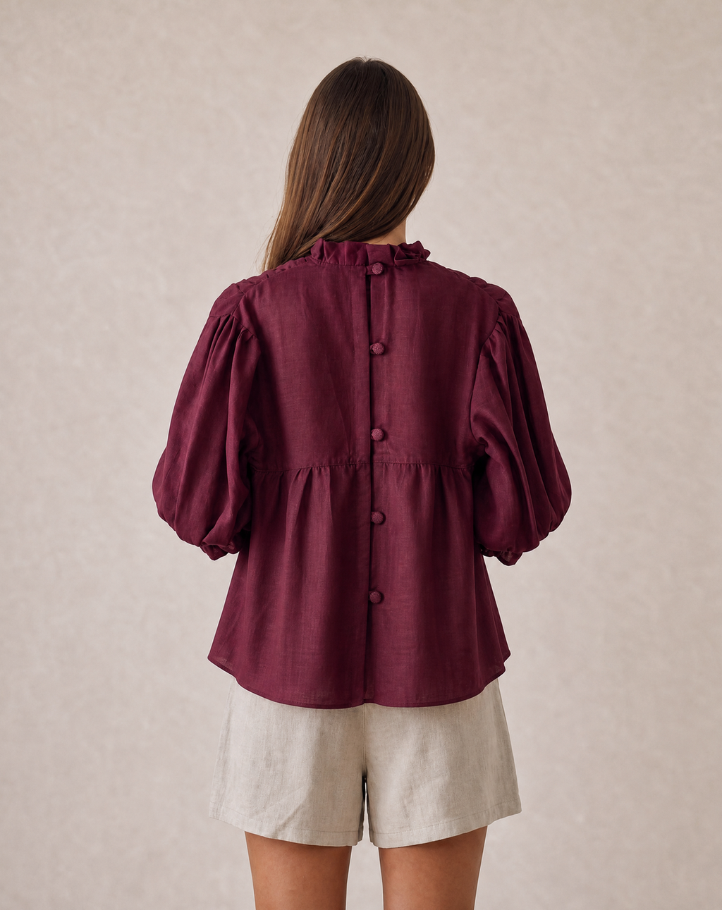 Blusa Catalina Burgundy