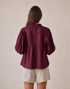 Blusa Catalina Burgundy