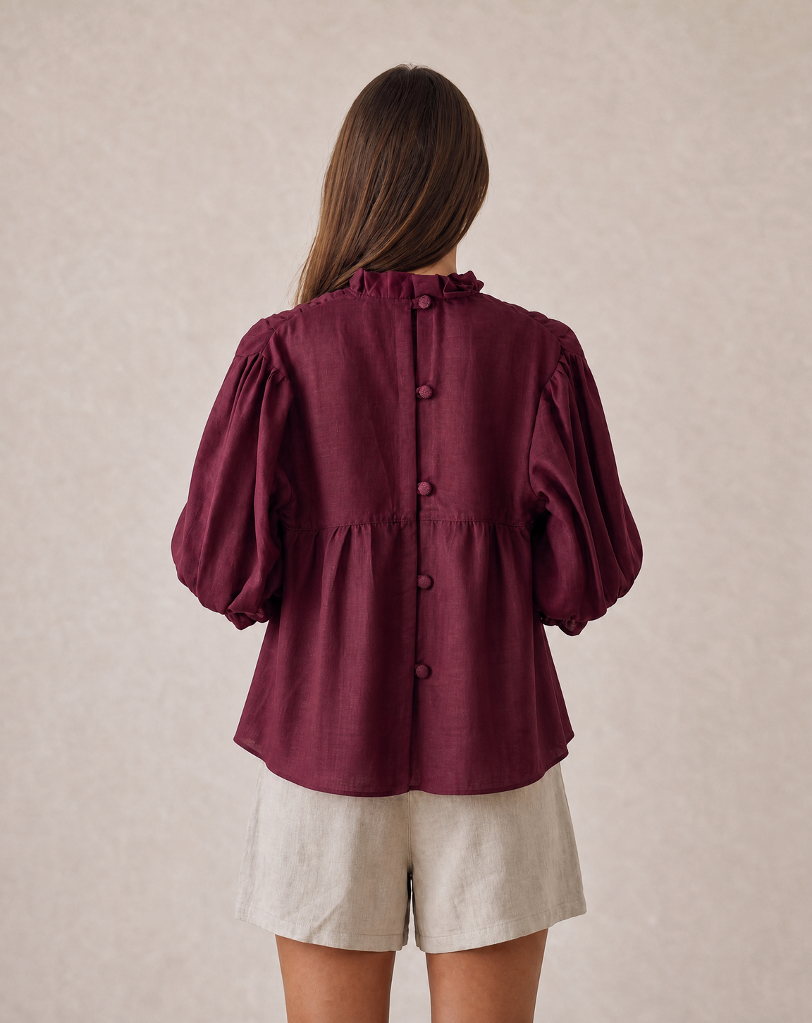Blusa Catalina Burgundy