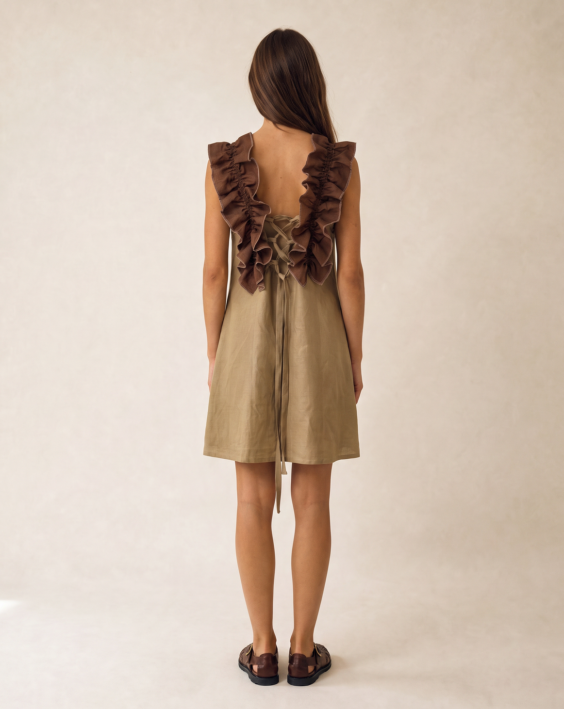 Vestido Lola Beige