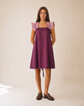 Vestido Lola Burgundy - Pre venta