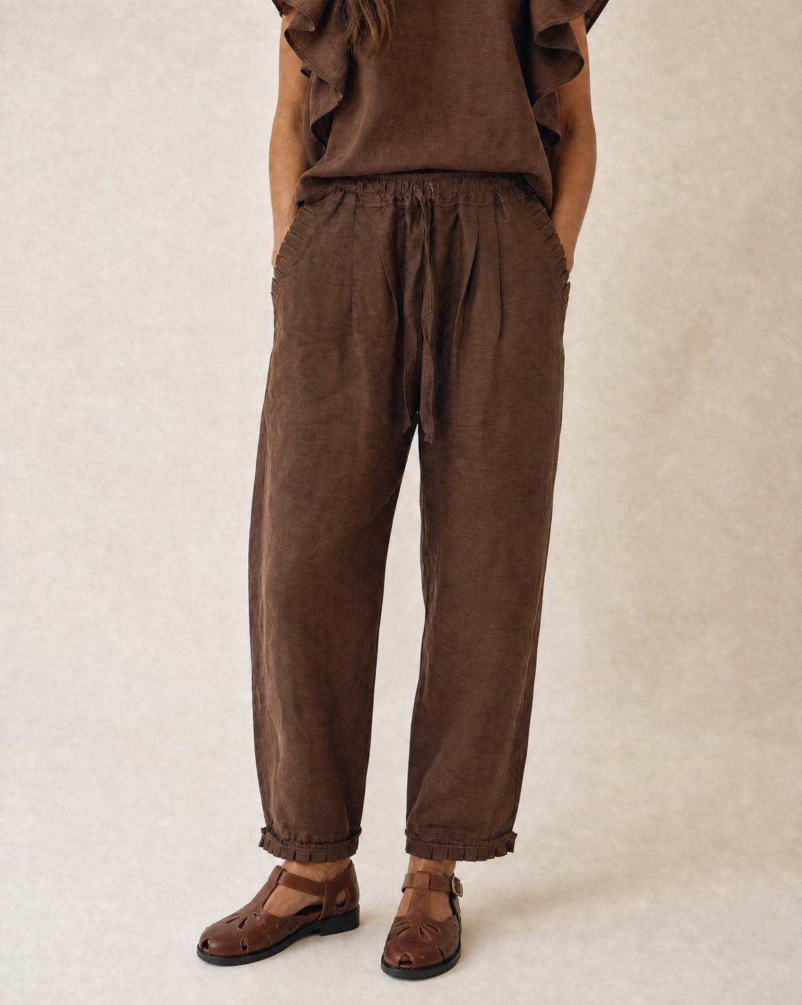 Pantalón Aurelia Chocolate