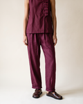 Pantalón Aurelia Burgundy