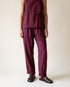 Pantalón Aurelia Burgundy