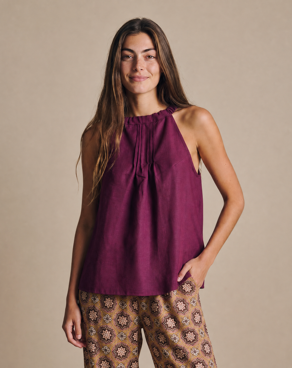 Blusa Luma Burgundy