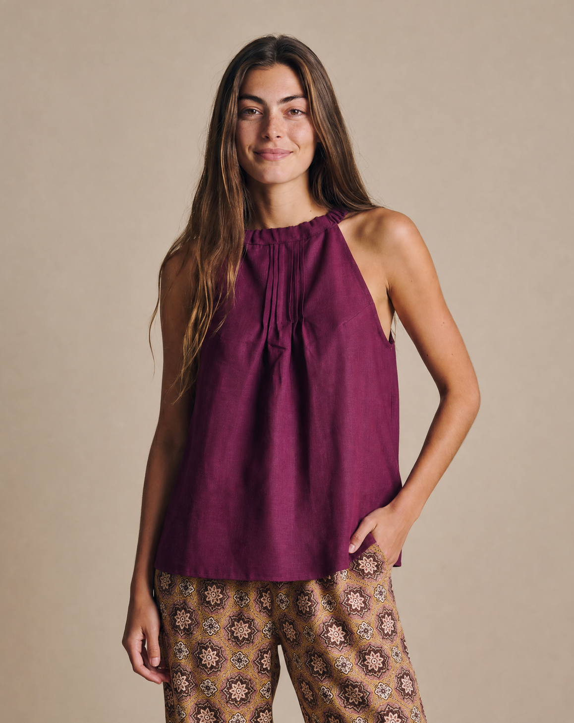 Blusa Luma Burgundy
