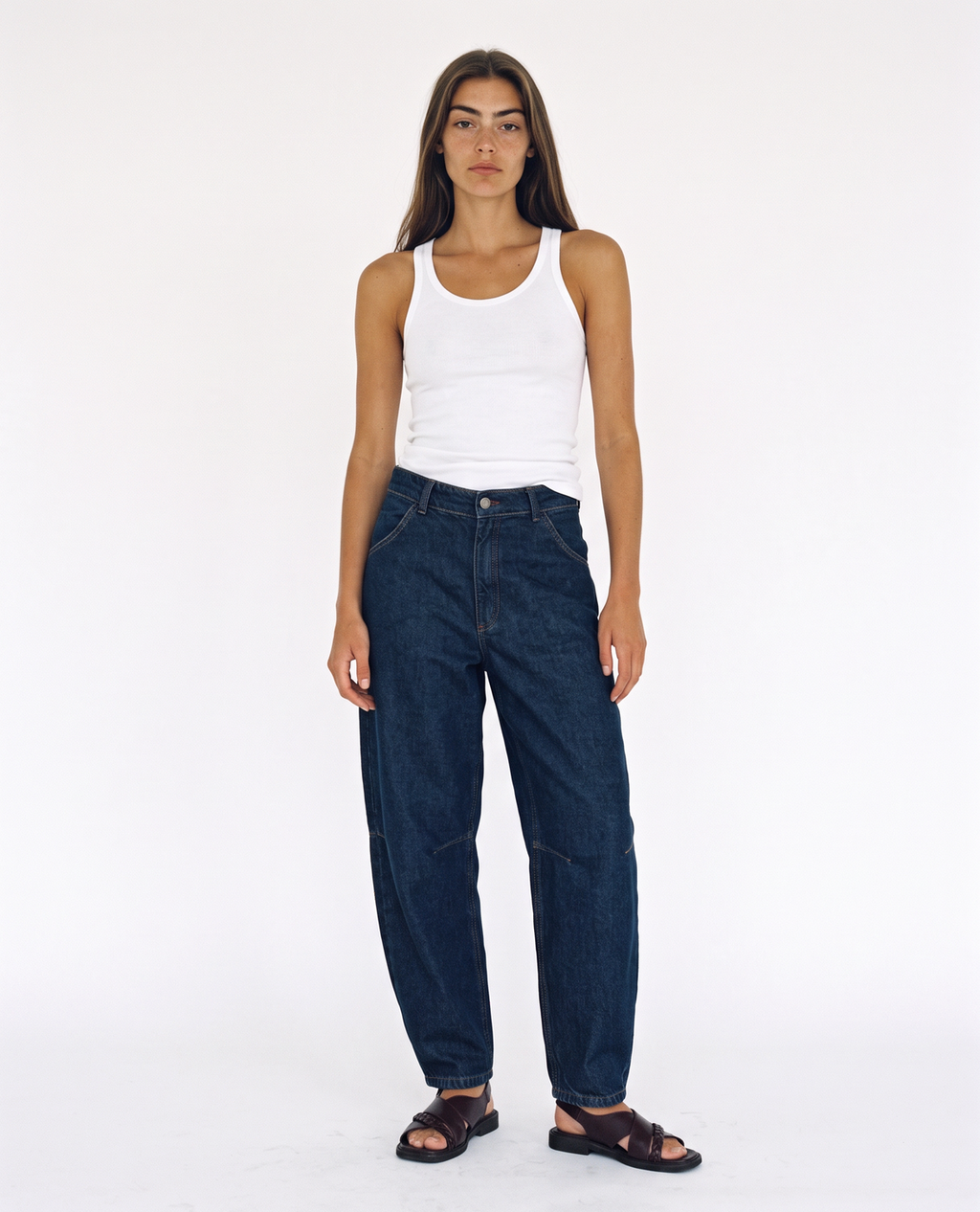Jeans barrel blue