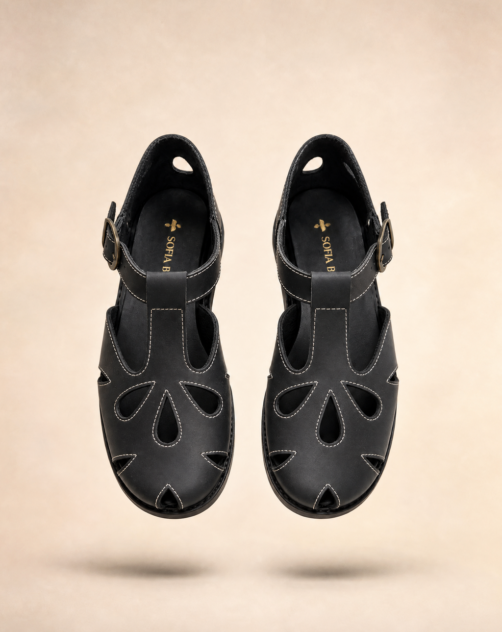 Sandalia Nerida Negra - Pre venta