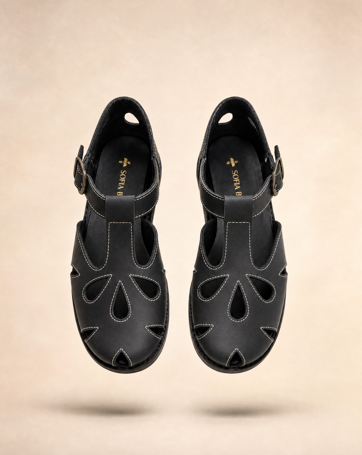 Sandalia Nerida Negra - Pre venta